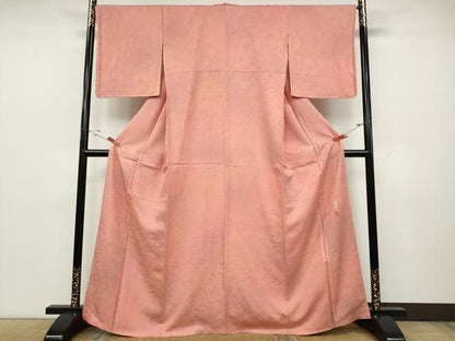 平和屋着物●本草木染作家　瑞寶　小紋　霞文　暈し染め　正絹　逸品　未使用　CABD0359ut