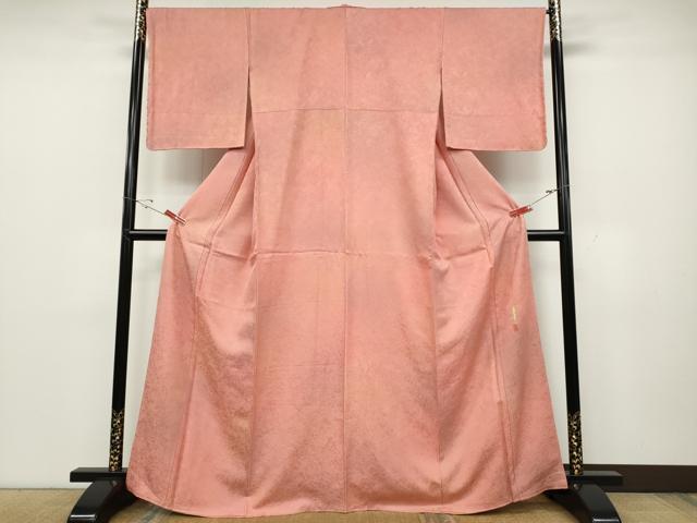 平和屋着物●本草木染作家　瑞寶　小紋　霞文　暈し染め　正絹　逸品　未使用　CABD0359ut