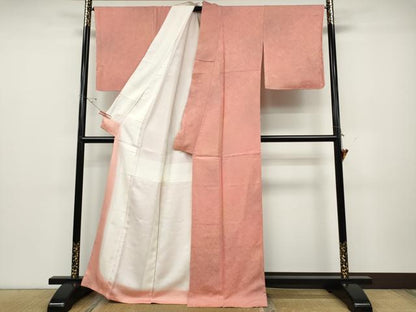 平和屋着物●本草木染作家　瑞寶　小紋　霞文　暈し染め　正絹　逸品　未使用　CABD0359ut