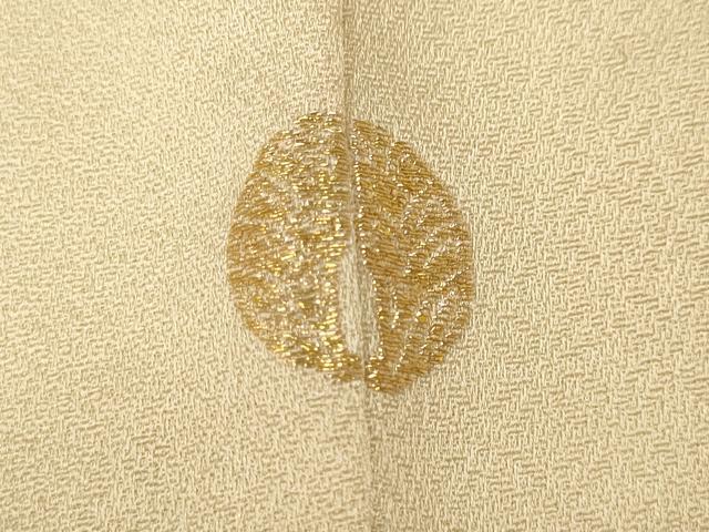平和屋着物●訪問着　刺繍　草花文　暈し染め　金彩　正絹　逸品　CABD0365ut
