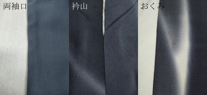 平和屋着物●訪問着　吉祥文　暈し染め　銀彩　鬼しぼ縮緬　正絹　逸品　CABD0367ut