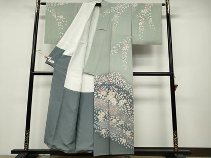 平和屋着物●訪問着　作家物　辻が花　絞り　暈し染め　やまと誂製　正絹　逸品　CABD0372ut