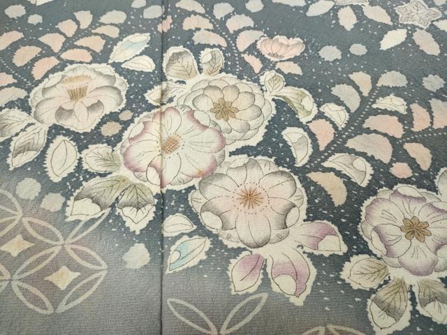 平和屋着物●訪問着　作家物　辻が花　絞り　暈し染め　やまと誂製　正絹　逸品　CABD0372ut