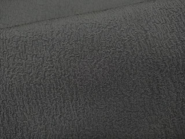 平和屋着物●ファッションデザイナー　HIROKO KOSHINO　コシノヒロコ 　色無地　霞地紋　紫鼠色　正絹　逸品　未使用　CABD0382ut