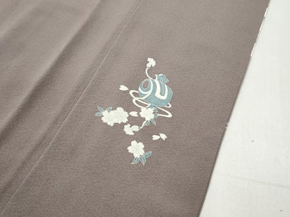 平和屋着物●豪華色留袖　作家物　駒刺繍　飛鶴立波松竹梅文　暈し染め　金彩　正絹　逸品　未使用　CABD0384ut