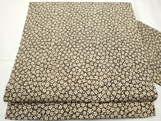 平和屋着物●全通柄 九寸名古屋帯 舞桜文 正絹 逸品 CABD0415hy
