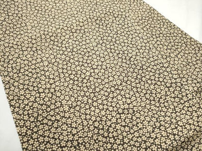 平和屋着物●全通柄 九寸名古屋帯 舞桜文 正絹 逸品 CABD0415hy