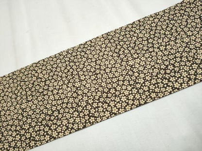 平和屋着物●全通柄 九寸名古屋帯 舞桜文 正絹 逸品 CABD0415hy