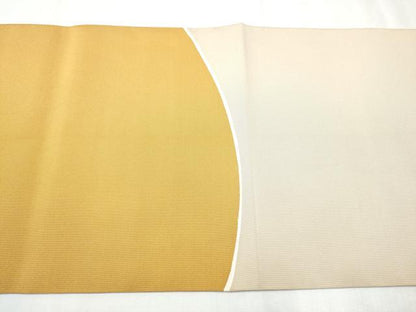 平和屋着物●本場筑前博多織 八寸名古屋帯 丁子 正絹 逸品 CABD0416hy