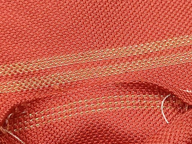 平和屋着物●西陣 川島織物 九寸名古屋帯 舞花吉祥文 金銀糸 正絹 逸品 CABD0445hy
