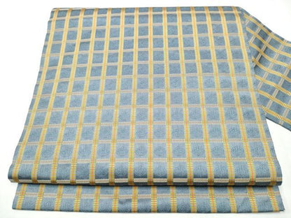 平和屋着物●全通柄 九寸名古屋帯 名物裂 雨龍間道 正絹 逸品 CABD0460hy