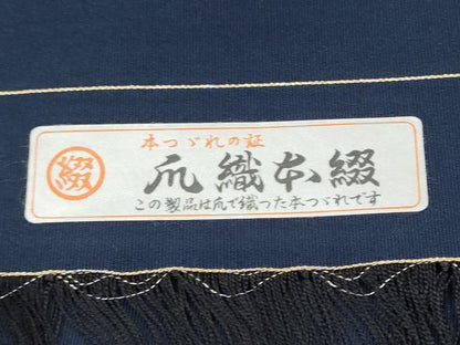 平和屋着物●爪掻き本綴れ 八寸名古屋帯 金閣寺 金糸 証紙付き 正絹 逸品 CABD0475hy