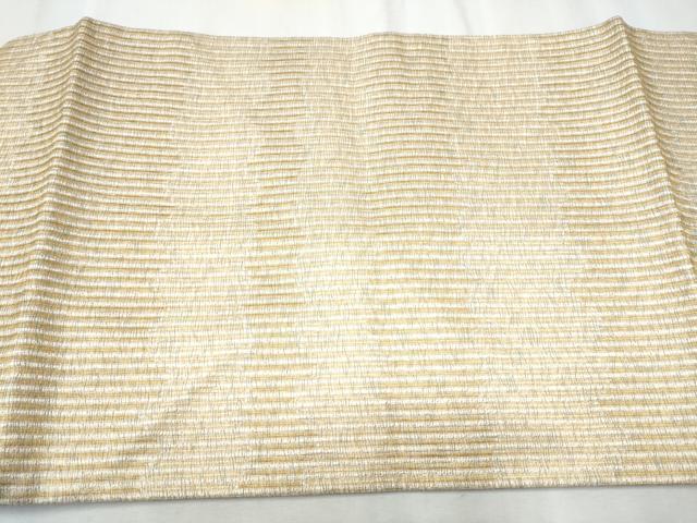 平和屋着物●西陣 吉村織物謹製 つけ帯 桃川染 間道 金糸 正絹 逸品 CABD0489hy