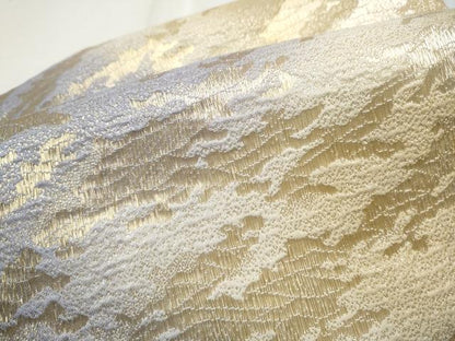 平和屋着物●つけ帯 霞文 金糸 正絹 逸品 CABD0491hy