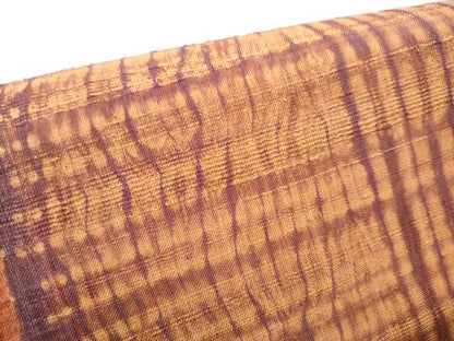 平和屋着物●つけ帯 生紬 杢目絞り 霞文 正絹 逸品 CABD0505hy