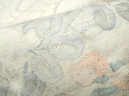平和屋着物▽六通柄袋帯 スリーシーズン 春夏秋 櫛織 桔梗文 正絹 逸品 CABD0510hy