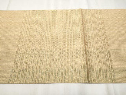 平和屋着物●ひなや工房　くむ・あむ・おる　伊豆蔵明彦　太鼓柄袋帯　霞文　金糸　正絹　逸品　CABD0526hy