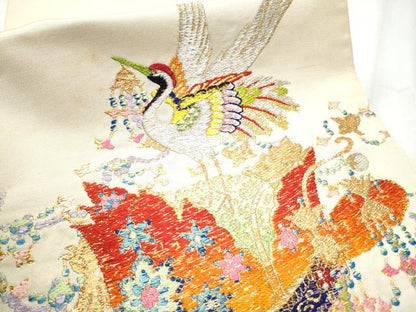 平和屋着物●龍村平蔵製　太鼓柄　本袋帯　千代の冠錦　金銀糸　正絹　逸品　CABD0532hy