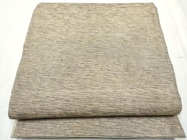 平和屋着物●両面　太鼓柄袋帯　横段文　金糸　正絹　逸品　CABD0533hy