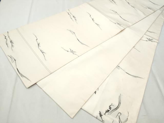 平和屋着物●西陣　勝山織物　六通柄　本袋帯　釣童子　正絹　逸品　CABD0547hy