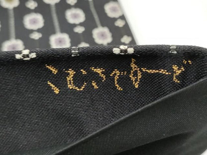 平和屋着物●こむさでもーど・COMME CA DU MODE 六通柄袋帯 舞花文 正絹 逸品 CABD0550hy