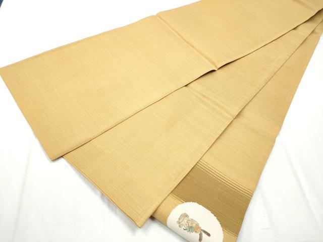 平和屋着物●太鼓柄袋帯　すくい織　兎丸文　演奏　正絹　逸品　CABD0557hy