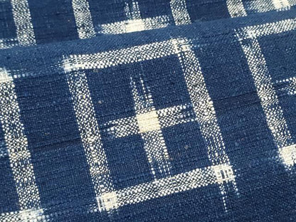 平和屋着物●八寸名古屋帯　紬地　絣文様　正絹　逸品　CABD0604hy