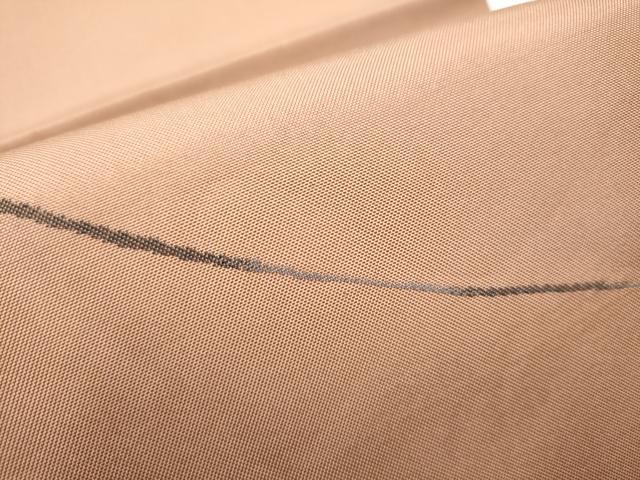 平和屋着物●九寸開き名古屋帯　遠山文　カタツムリ　正絹　逸品　CABD0609hy