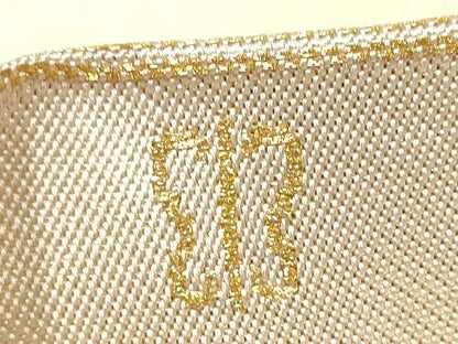 平和屋着物●西陣　川島織物　六通柄　本袋帯　籬文　金糸　正絹　逸品　CABD0635hy