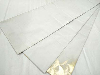 平和屋着物●爪掻き本綴れ　太鼓柄袋帯　舞葉文　金彩　正絹　逸品　CABD0638hy