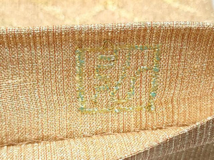 平和屋着物●桝屋高尾　ねん金綴錦　六通柄袋帯　名物聚文桧垣　金銀糸　正絹　逸品　CABD0654hy