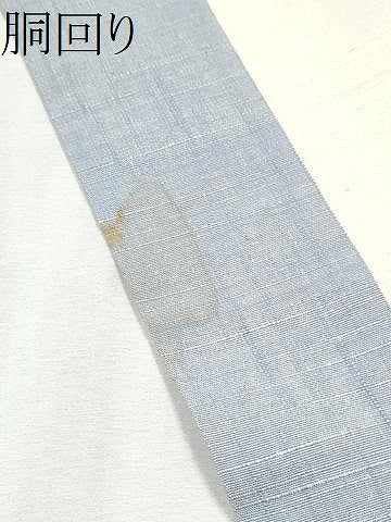 平和屋着物●九寸開き名古屋帯　小千谷紬　花鳥文　正絹　逸品　CABD0667hy