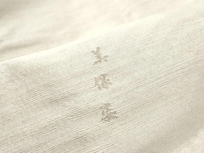 平和屋着物●九寸名古屋帯　美保姿　竜田川　銀糸　正絹　逸品　CABD0695hy