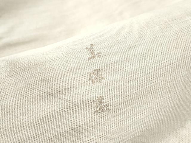 平和屋着物●九寸名古屋帯　美保姿　竜田川　銀糸　正絹　逸品　CABD0695hy
