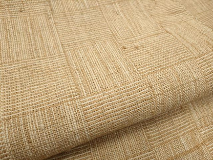 平和屋着物●八寸名古屋帯　市松霞文　正絹　逸品　CABD0737hy