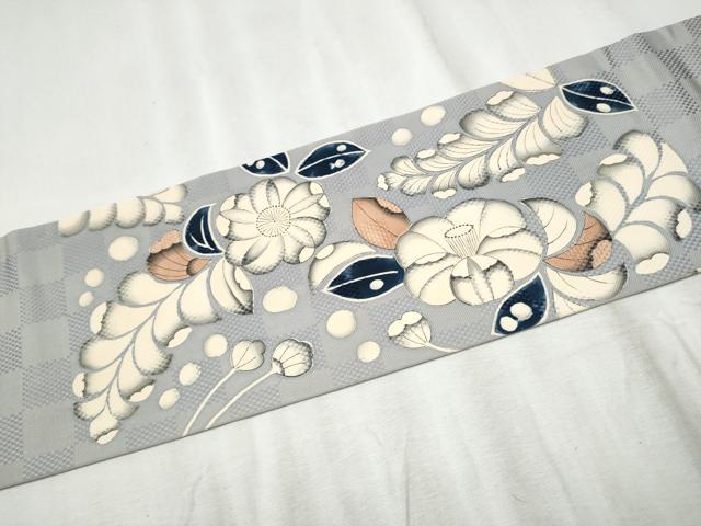 平和屋着物●九寸名古屋帯　辻が花　正絹　逸品　CABD0740hy