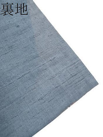 平和屋着物●九寸名古屋帯　紬地　花唐草文　正絹　逸品　CABD0743hy