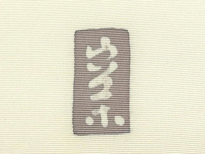 平和屋着物●日展染色作家　高久空木　ろうけつ染　塩瀬　九寸名古屋帯　草花文　正絹　逸品　CABD0771hy