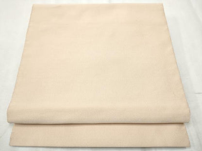平和屋着物●爪掻き本綴れ　八寸名古屋帯　色無地　雄黄色　正絹　逸品　CABD0799hy