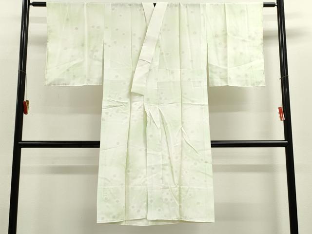 平和屋着物■長襦袢 無双仕立て 舞桜文 暈し染め 正絹 逸品 CABD0877ze