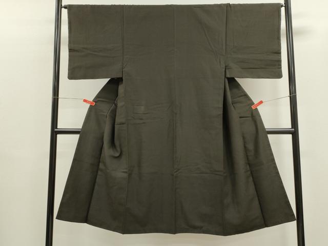 平和屋着物■男性 紬 檳榔子染色 正絹 逸品 CABD0900ze