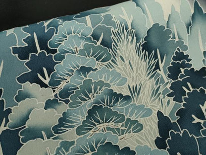 平和屋着物■豪華黒留袖　法隆寺　暈し染め　正絹　逸品　CABD0934ze