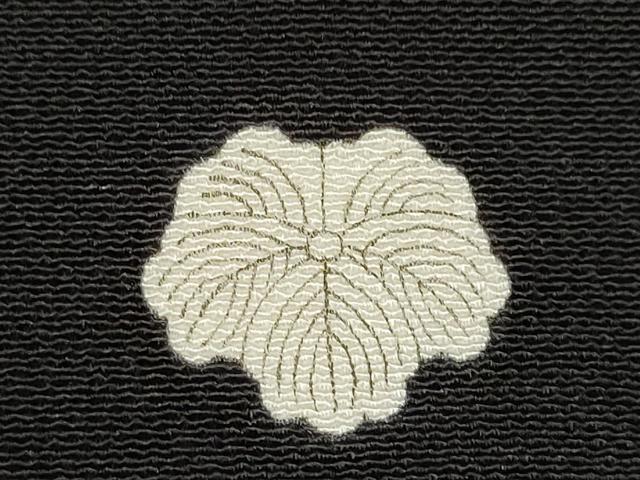 平和屋着物■豪華黒留袖　駒刺繍　松梅文　金彩　正絹　逸品　CABD0942ze