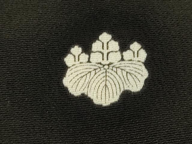 平和屋着物■豪華黒留袖　駒刺繍　鏡浦鳳凰花文　金彩　正絹　逸品　CABD0944ze