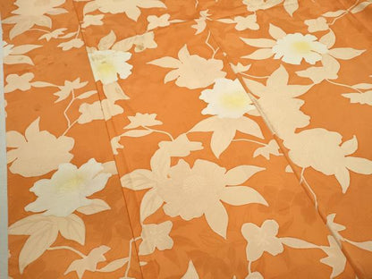 平和屋着物▼上質な小紋 地紋起こし 枝花文 正絹 逸品 CABD0987ze