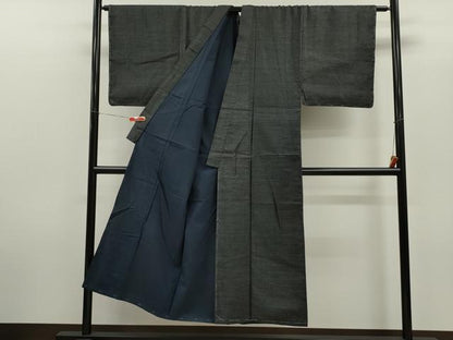 平和屋着物■男性　紬　亀甲文様　正絹　逸品　未使用　CABD0997ze