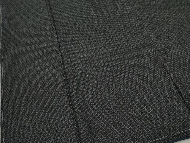 平和屋着物■男性　紬　亀甲文様　正絹　逸品　未使用　CABD0997ze