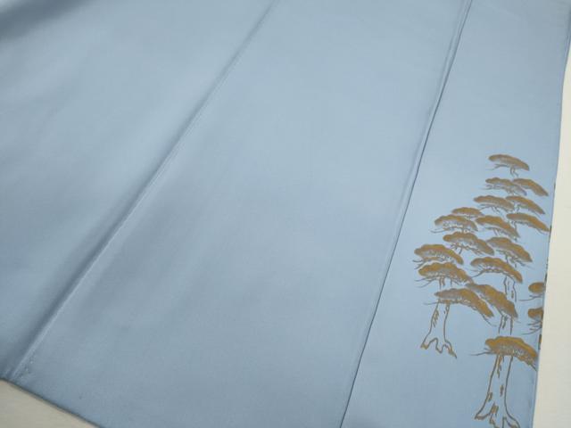 平和屋着物■豪華色留袖　刺繍　枝松文　金彩　正絹　逸品　CABD1001ze