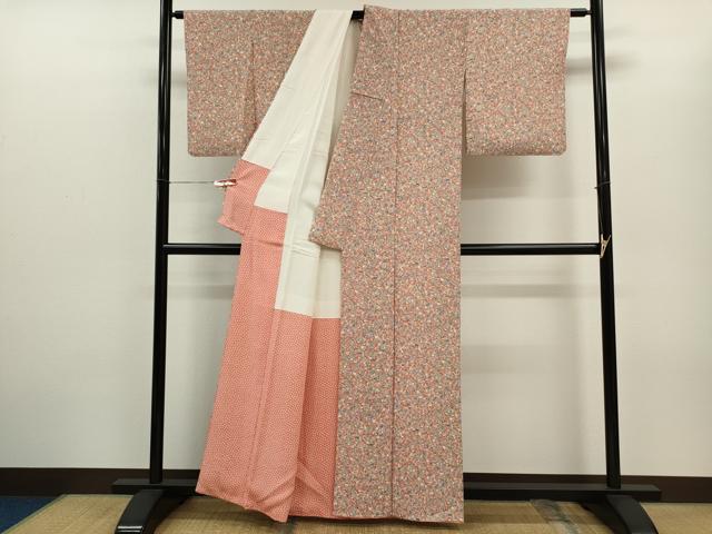 平和屋着物■上質な小紋 成り物 正絹 逸品 CABD1006ze