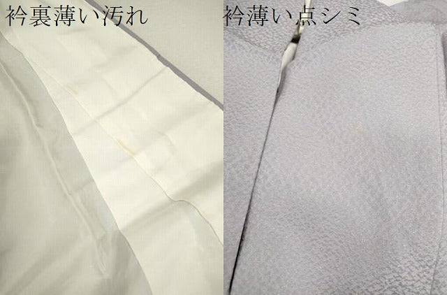 平和屋着物■上質な色無地　薄鼠色　正絹　逸品　CABD1164ze